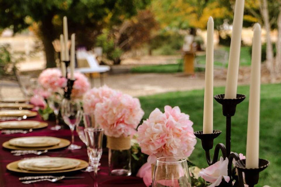 Bride/Groom table