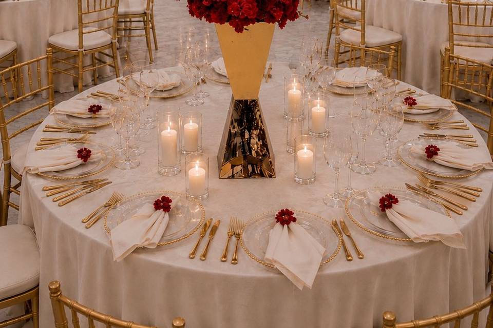 Gold stands