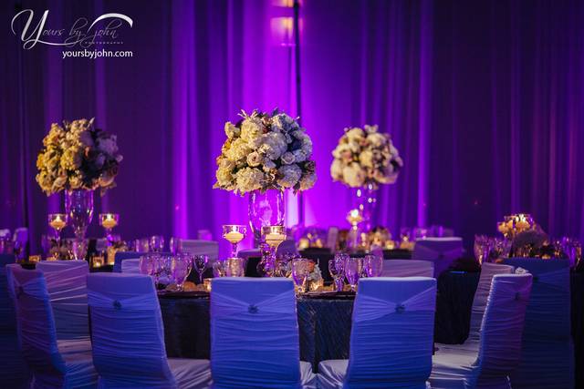 White chair covers
