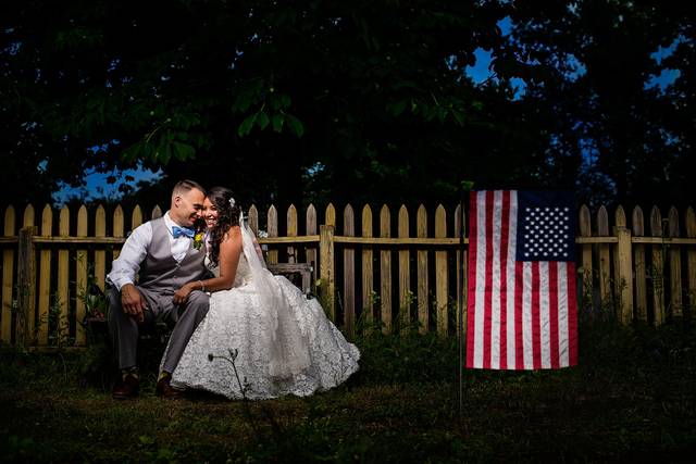 Patriotic couple