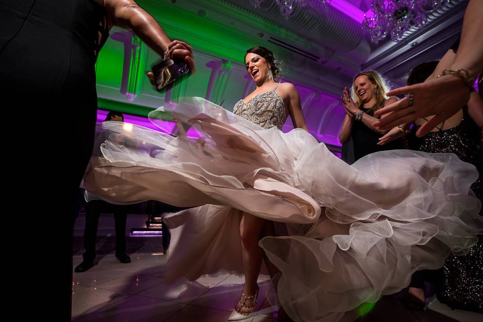 Bride Dancing