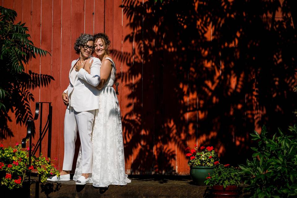 Couple in sunlight