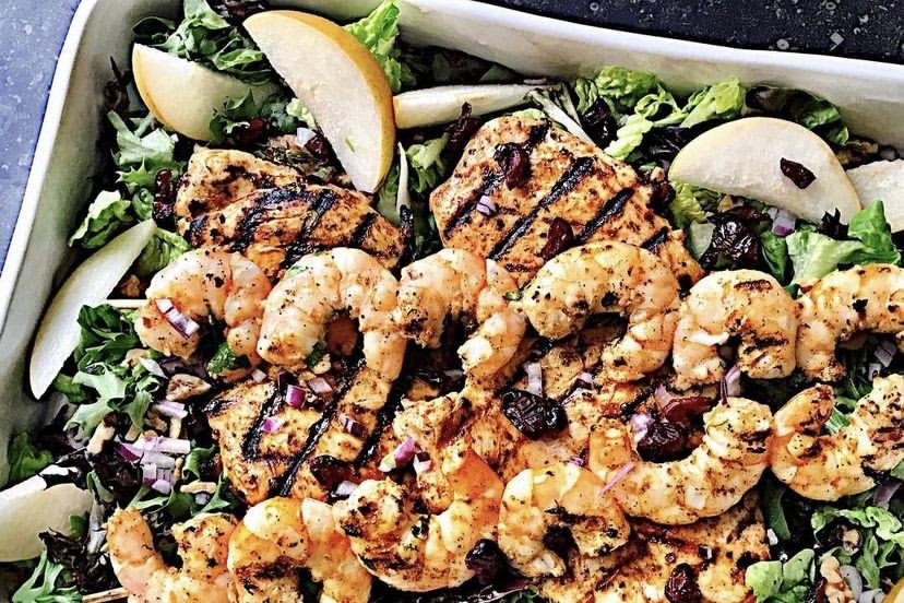 Grilled Shrimp and Chicken