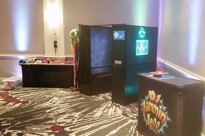 Photo booth setup