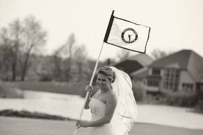 Bride on the green