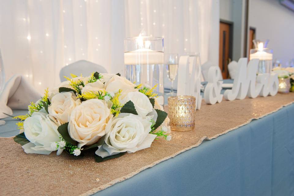 Head table decor