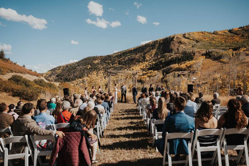 Sunlight Mountain Wedding