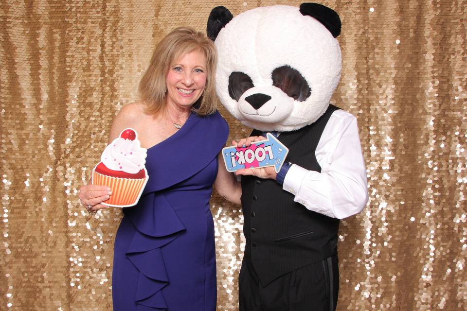 Panda in our Photo Booth