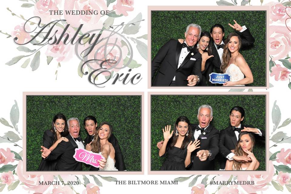 Celebrity wedding photo booth