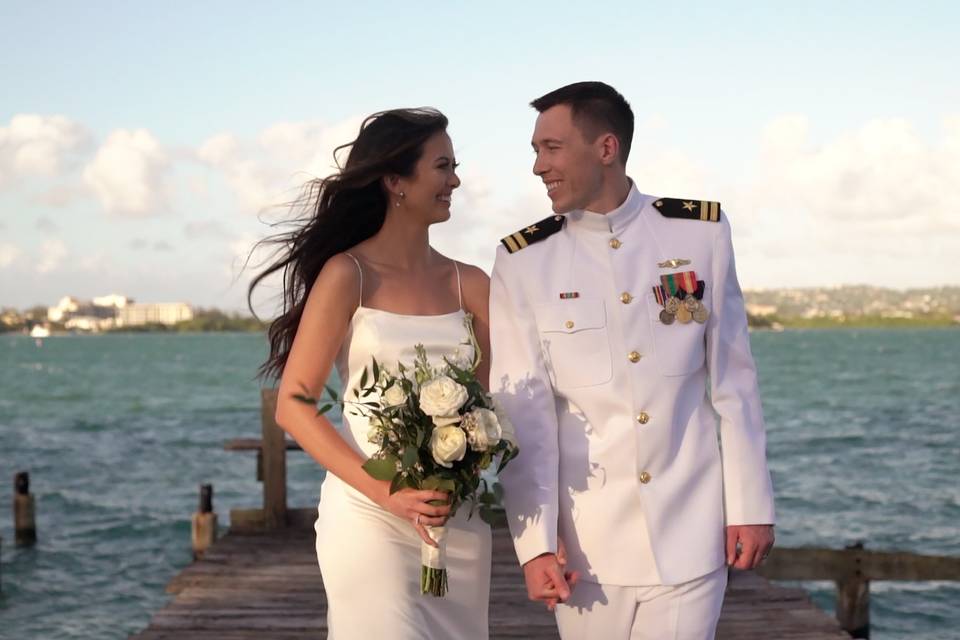 Destination wedding at Montego Bay