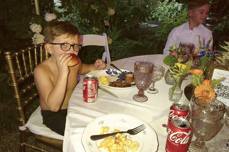 Kiddo at wedding