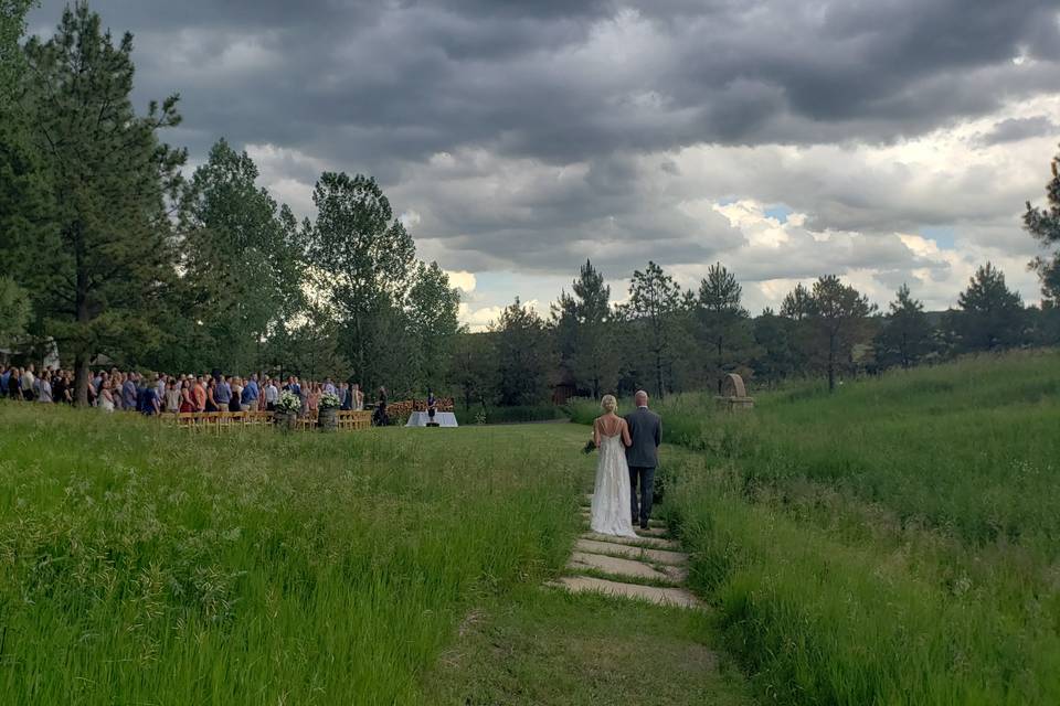 Wedding in nature