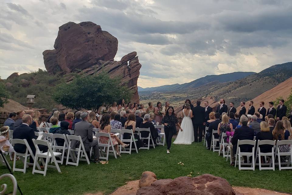 Red Rocks ceremony