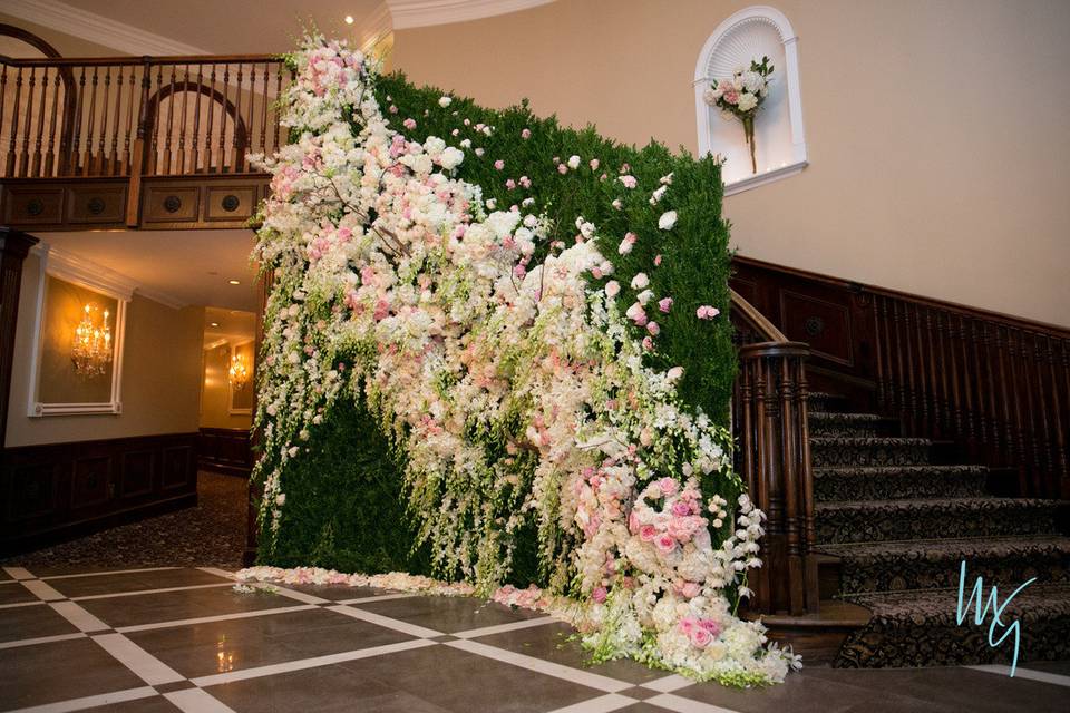 Floral staircase