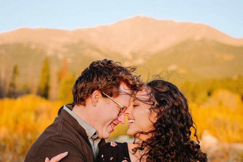 Intimate Mountain Engagement