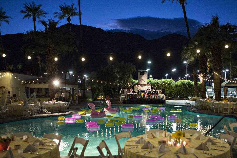 Main pool in the evening | Figge Photography