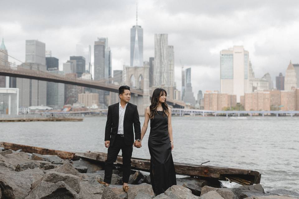 Couple in brooklyn