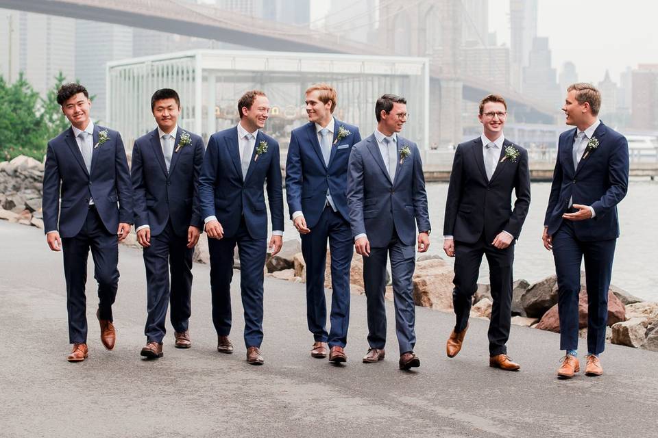 Brooklyn groomsmen