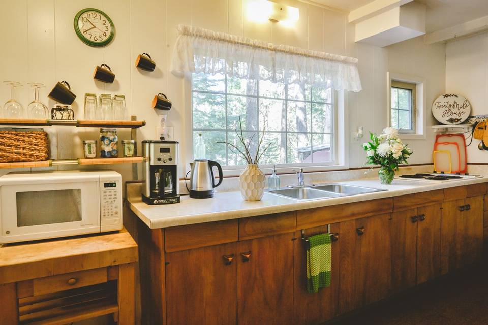 Northfield cabin kitchen