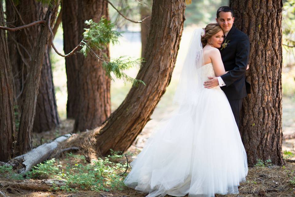 Forest wedding twenty mile house northern california