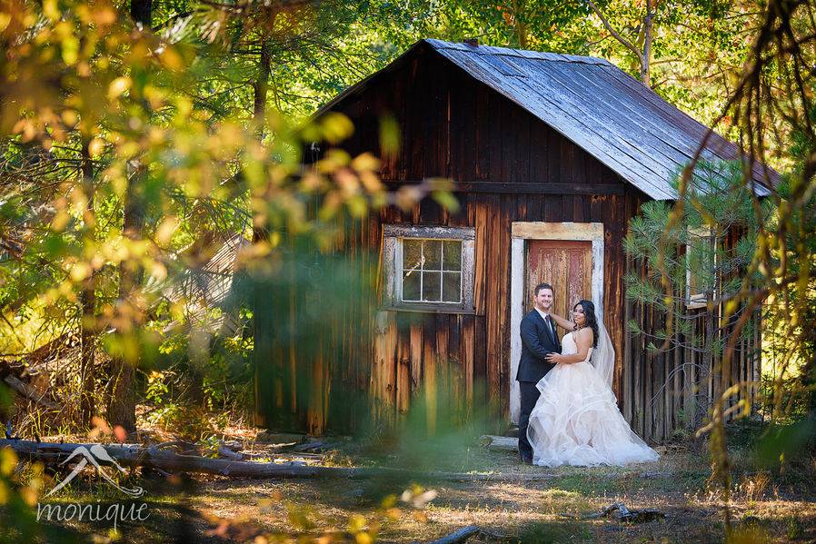 Outdoor wedding reception twenty mile house wedding northern california