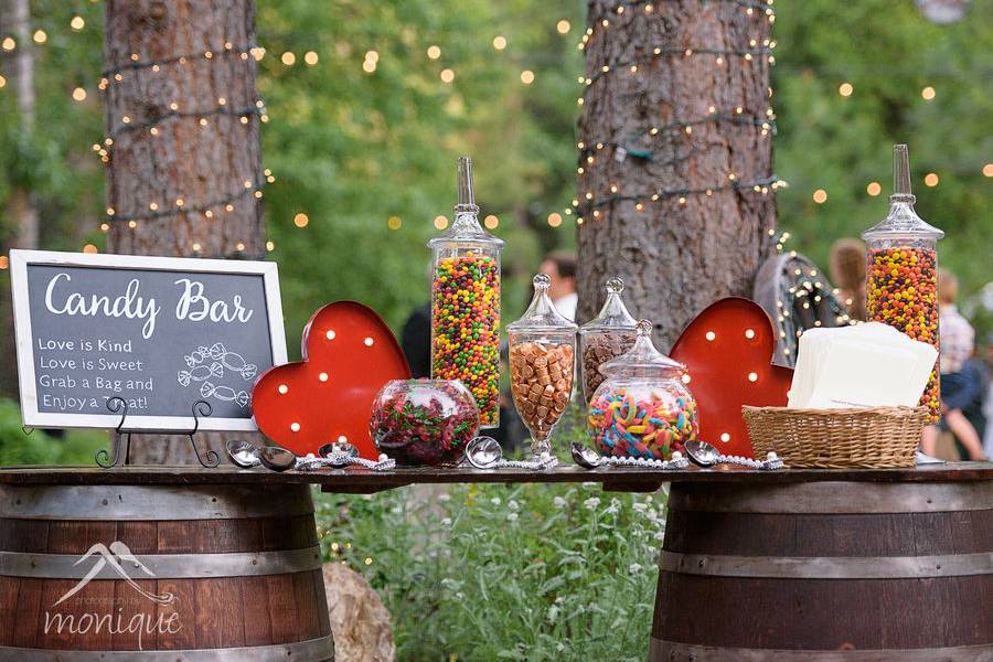 Candy bar twenty mile house wedding venue graeagle ca