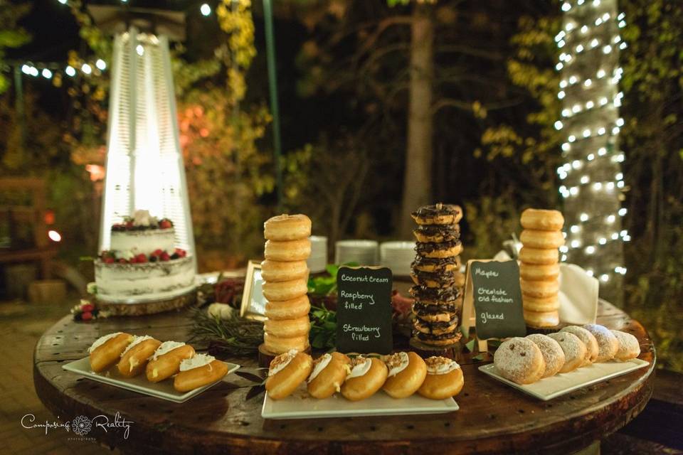 Dessert bar twenty mile house wedding venue tahoe/reno