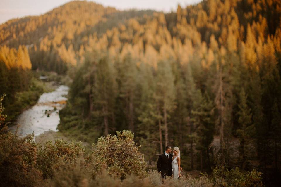 Wedding couple table