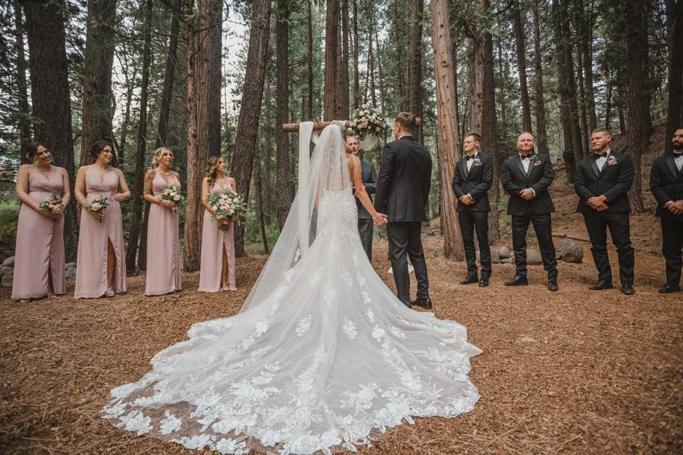 Wedding couple table