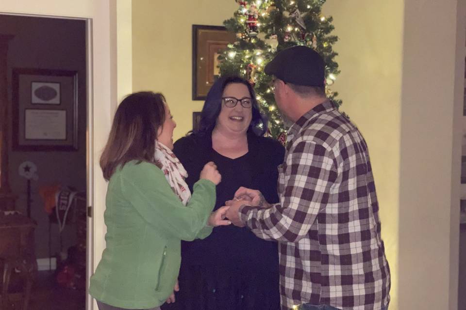 Christmas vow renewal