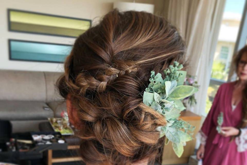 Boho Styled Updo