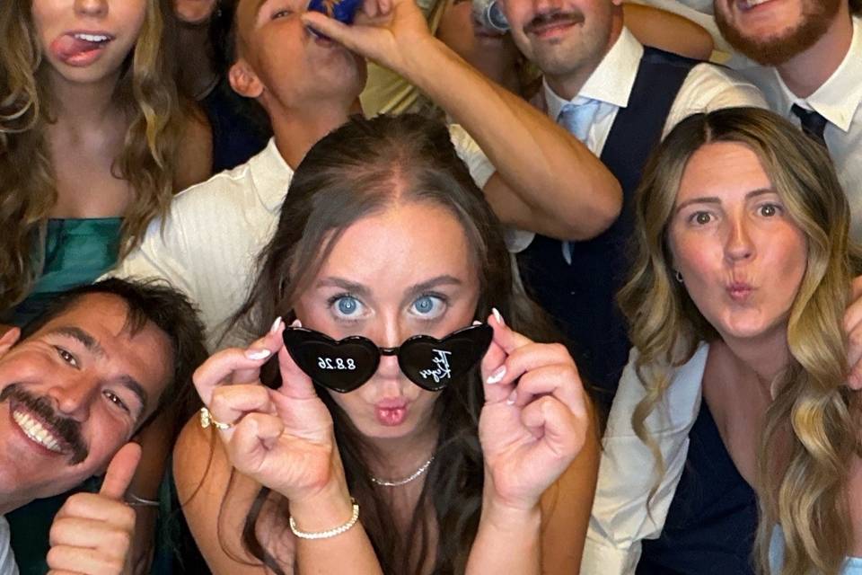 Wedding party fun