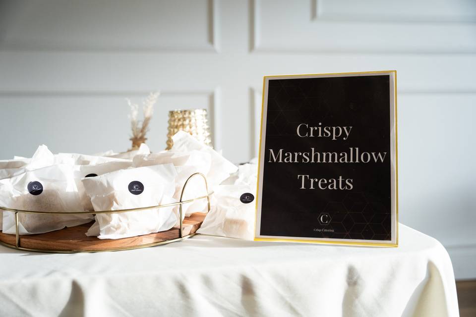 Crispy Marshmallow Treats Bar