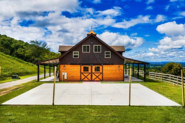 Barn and patio