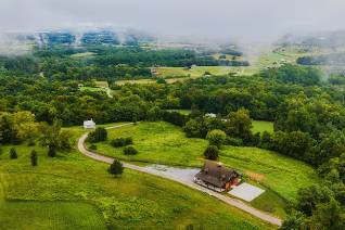 Main view from barn