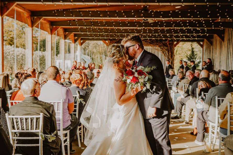 Winter Porch Wedding