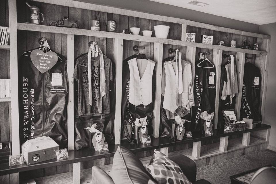 Groom's Room Lockers