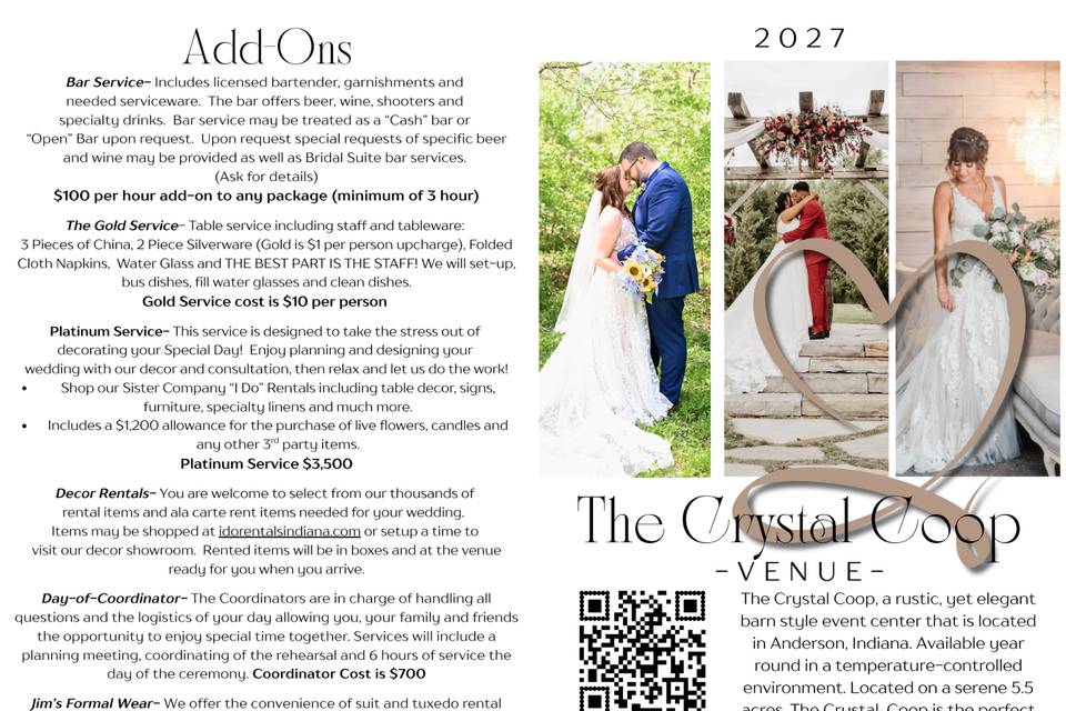 2017 Wedding Brochure