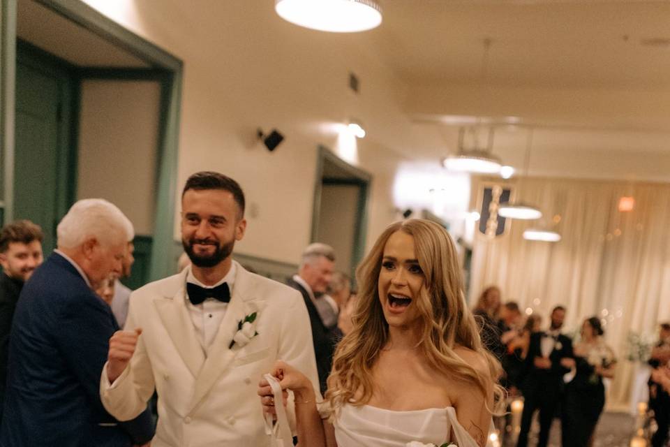 Ceremony inside Barnett Foyer