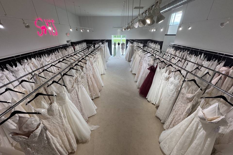 Your dress is here!