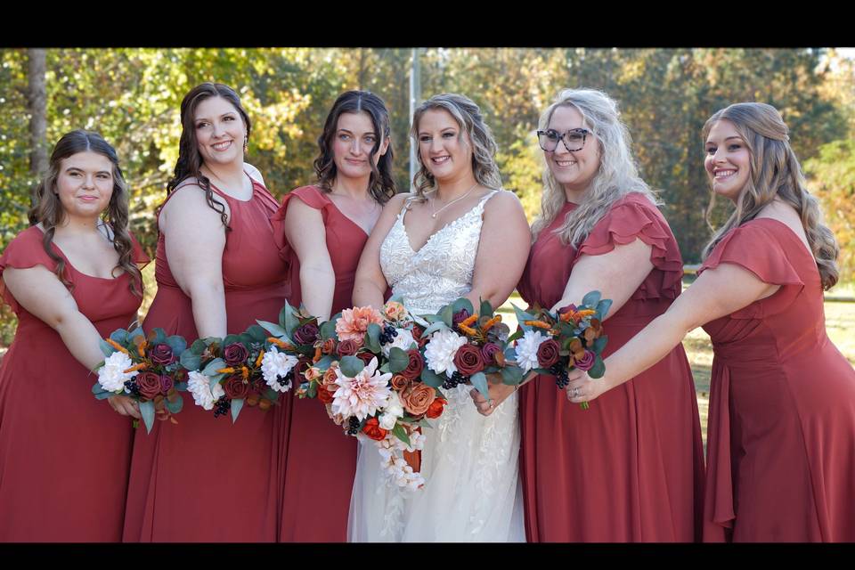 Katie & Bridesmaids