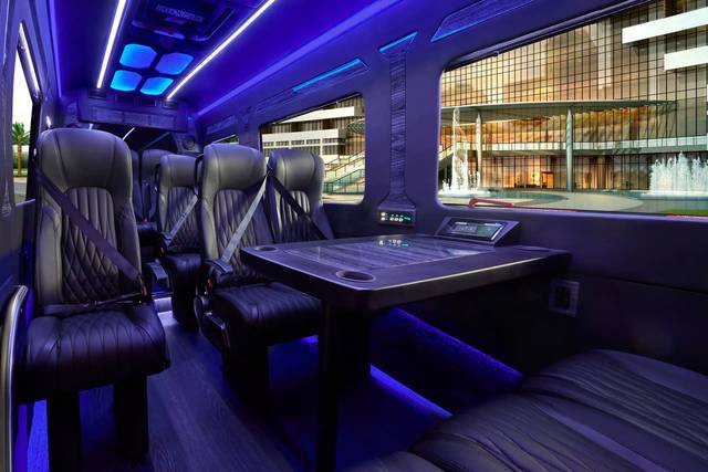 Luxury Mini Coach Interior