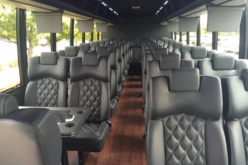 Luxury Motorcoach Interior