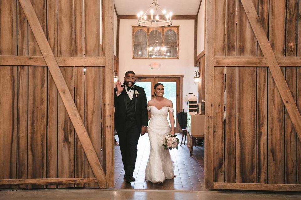 Bride and Groom Entrance