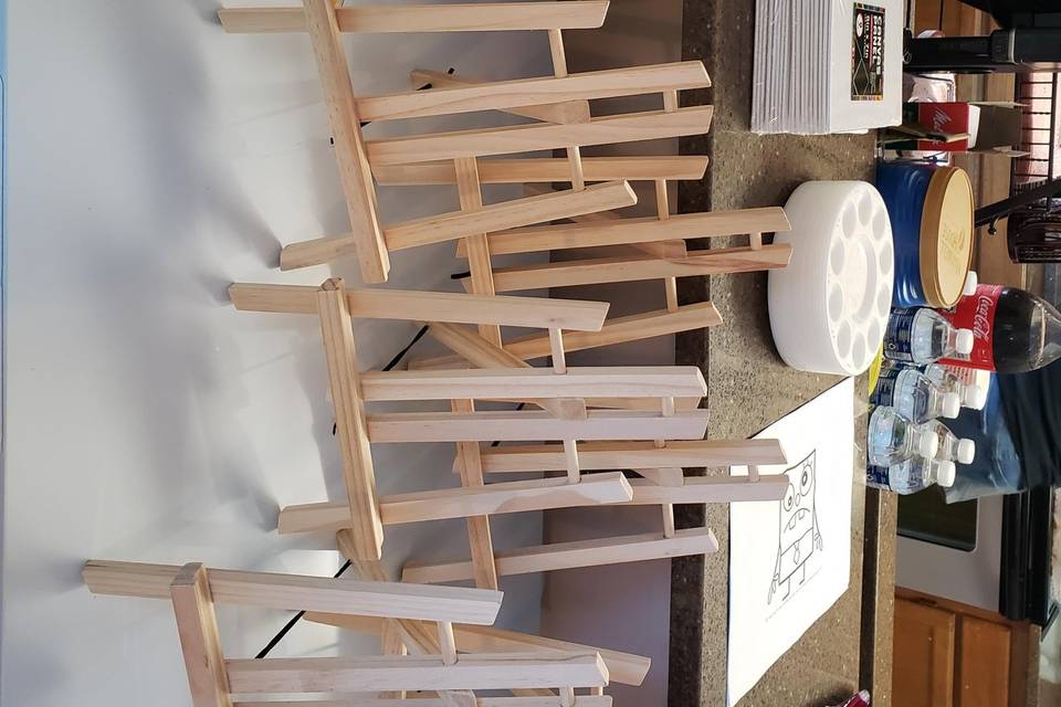 Dolly paint set up