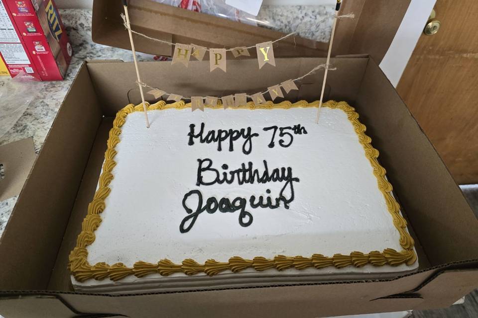 75th cake