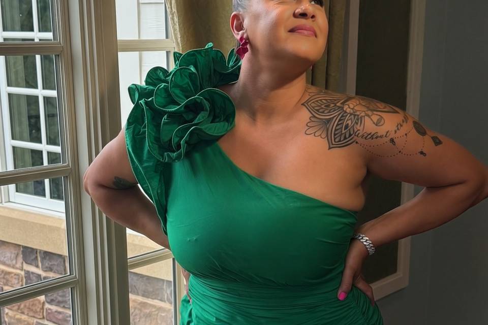 Mrs. Desi at a wedding