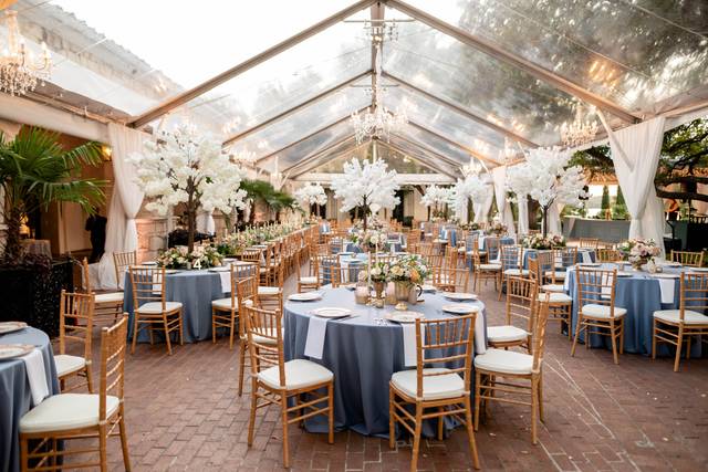Tent wedding at the Arboretum