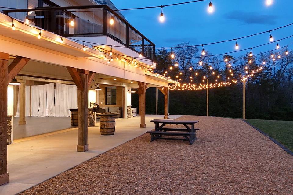 Outside reception area