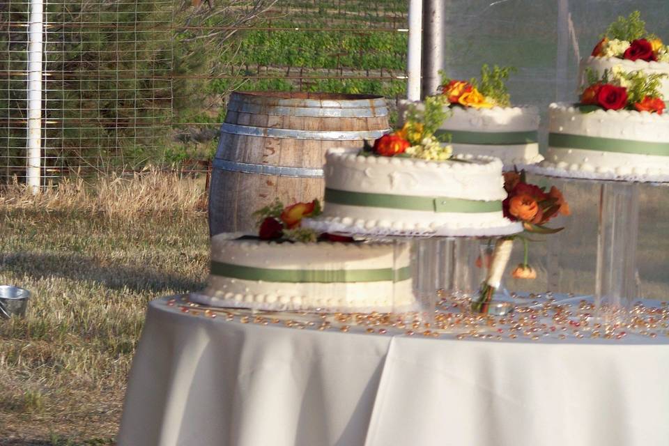 Wedding cake area